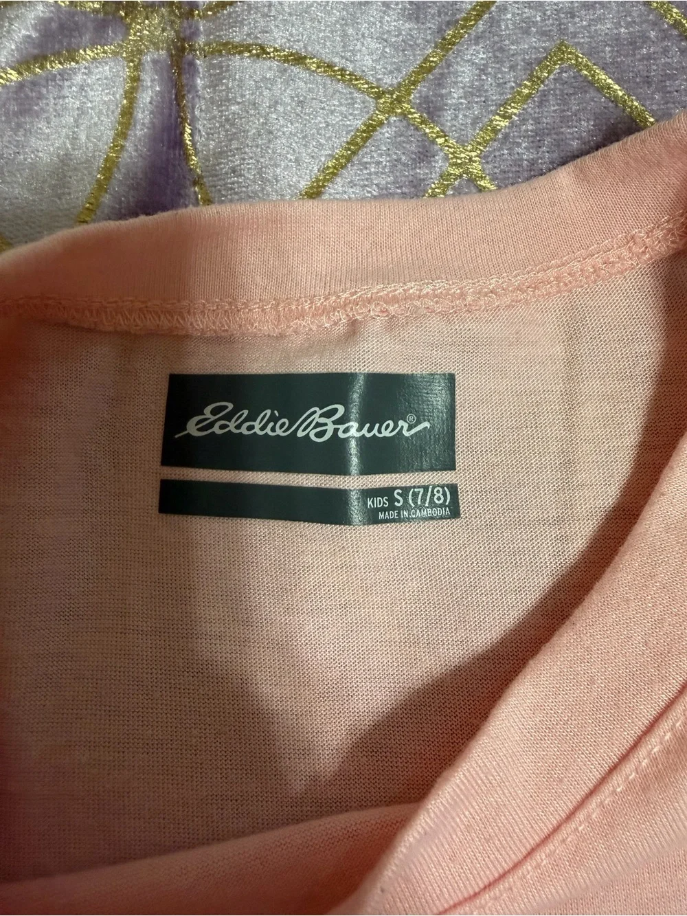 💥 KIDS Eddie Bauer Pink Rainbow Graphic PJ Set